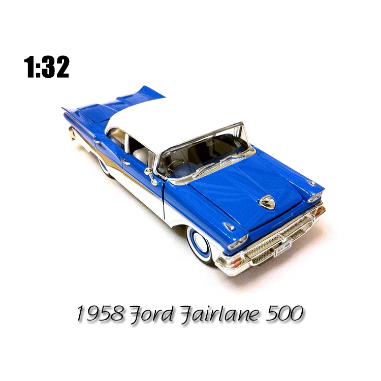 1/32 Редкие Литые металлические 1958 Ford Fairlane 500 коллекция мебели для дома винтажные модели автомобилей игрушки для детей