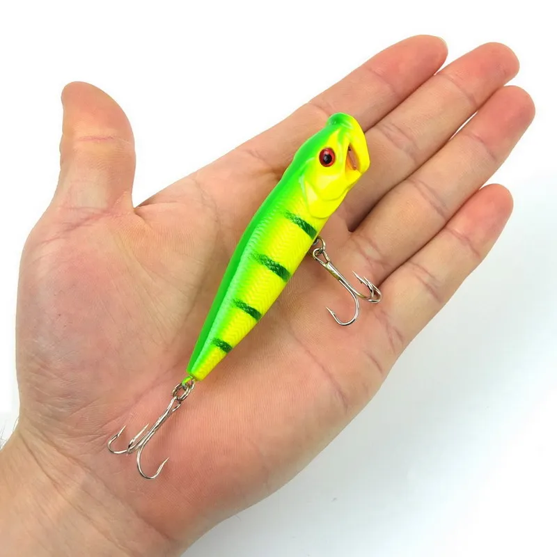 

1 pcs Big Popper Fishing Lures 9.5cm 13g 3d Eyes Bait Topwater Crankbait Wobblers Tackle Isca Poper Lure Japan