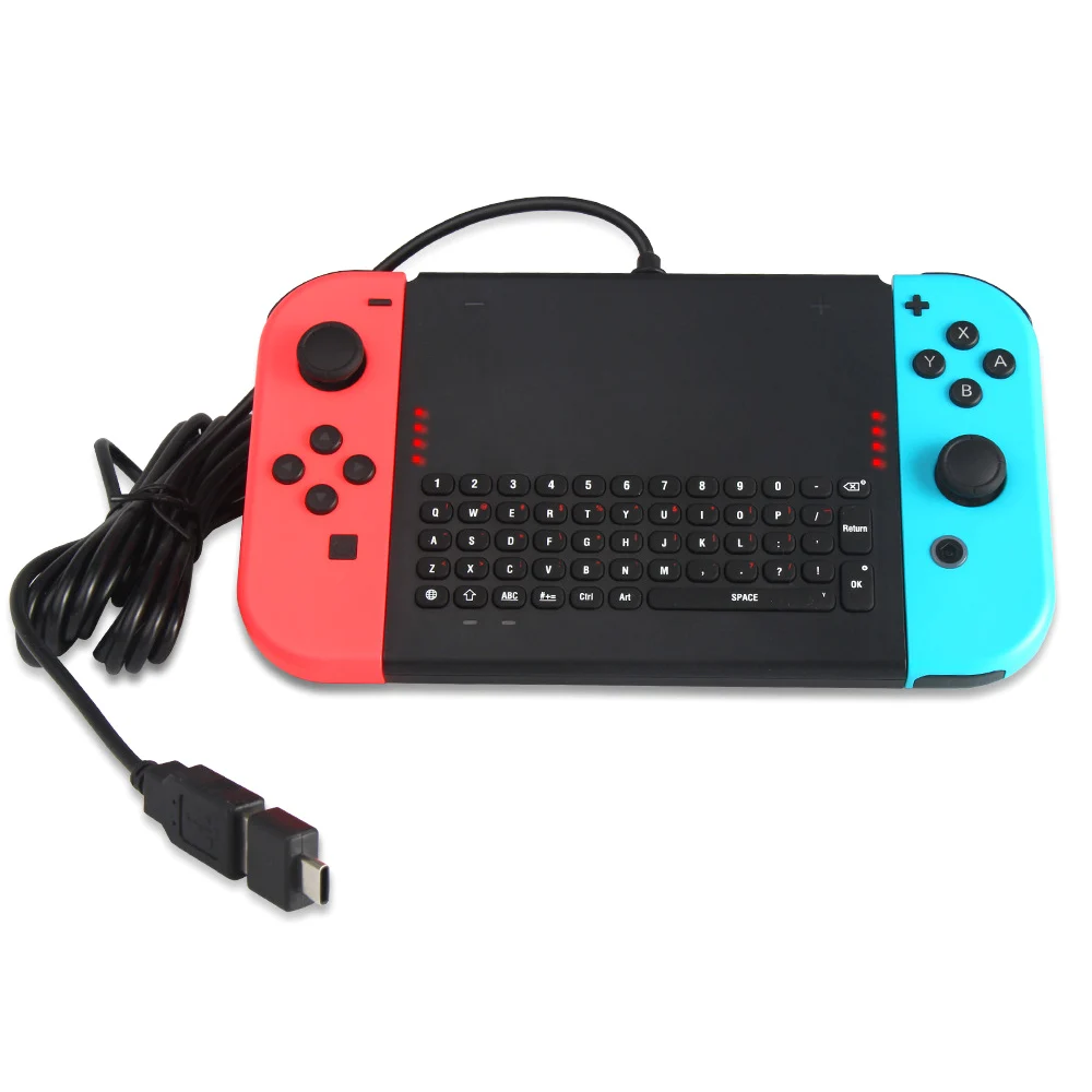 

Wired Keyboard Keypad TNS-1777 Game Chat ABS Durable USB TYPE-C For Switch JOY-CON XXM8