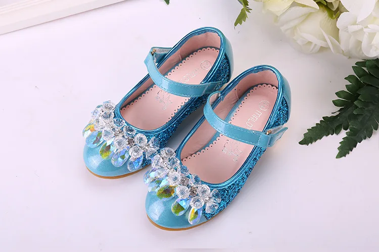 Г.; Туфли Мэри Джейн на низком каблуке с кристаллами для маленьких девочек; нарядные свадебные туфли-лодочки для причастия для маленьких детей; модельные туфли принцессы для больших детей