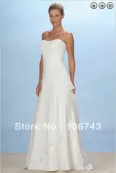 Бесплатная доставка brautkleid макси платья 2016 свадебные платья вышивка свадебные платья formaleswhite длинное платье шифон Платья для Подружек