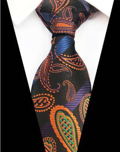 Мужские галстуки 8 см., мужские Модные галстуки в горошек, в клетку, в полоску, с цветочным рисунком, галстуки Corbatas Gravata, жаккардовый темно-синий, винный, деловой галстук для мужчин - Цвет: YU-P02