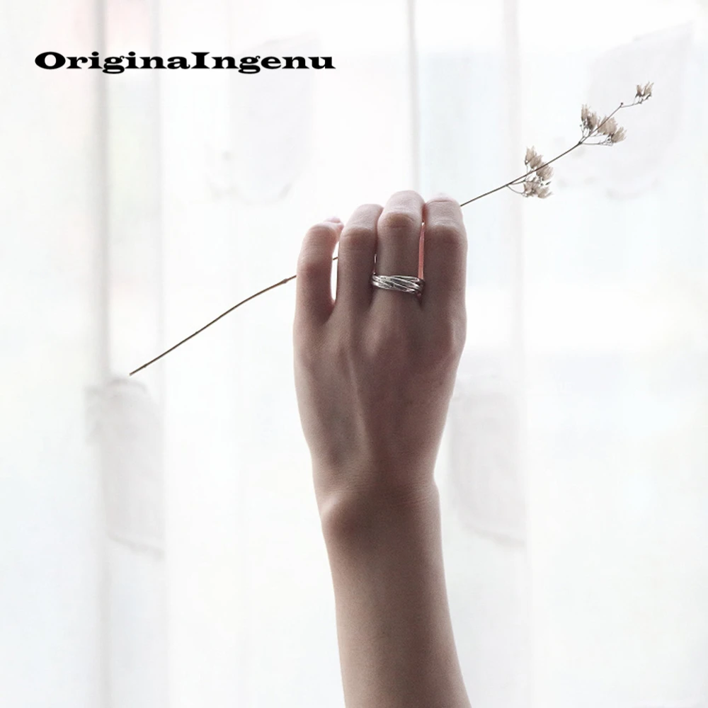 

Vintage Jewelry 925 Silver Ring Anillos Charm Fish Minimalism Mom Girlfriend Birthday Unique Gift Haut Femme Rings for Women