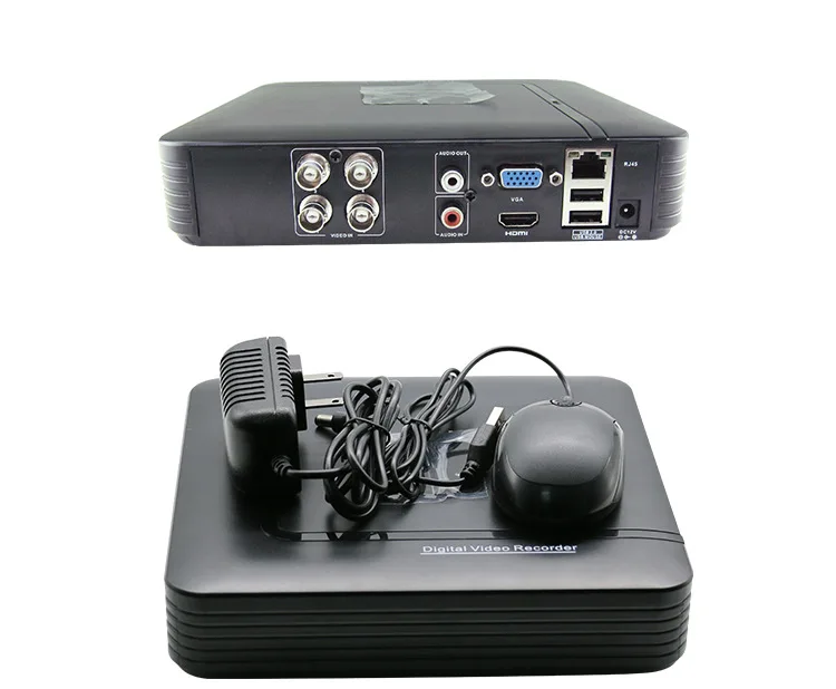 Безопасности AHD Камера CCTV Системы с 4CH 5-в-1 AHD DVR Kit 1.0MP/2.0MP AHD Камера мониторинга безопасности для дома и улицы Hiseeu