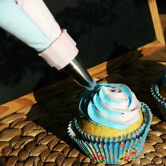 Two Color Cake Icing Piping Bag Cream Pastry Bag Cake