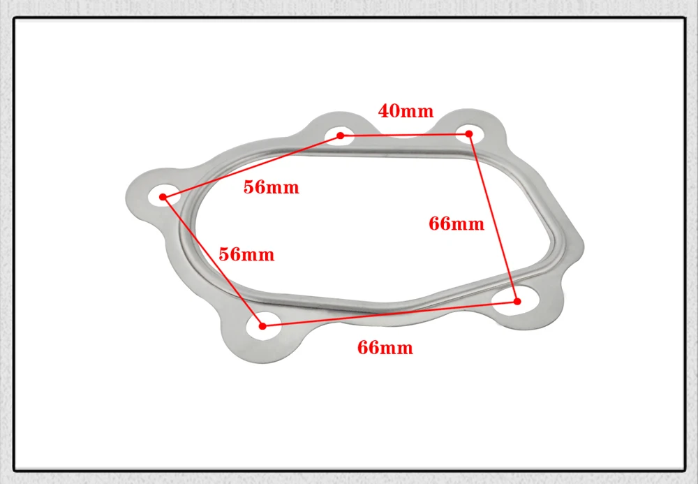 Hypertune-10 шт./лот для T25 T28 GT25 GT28 турбокомпрессора прокладка фитинг для Turbo GT25 5 болт HT4810