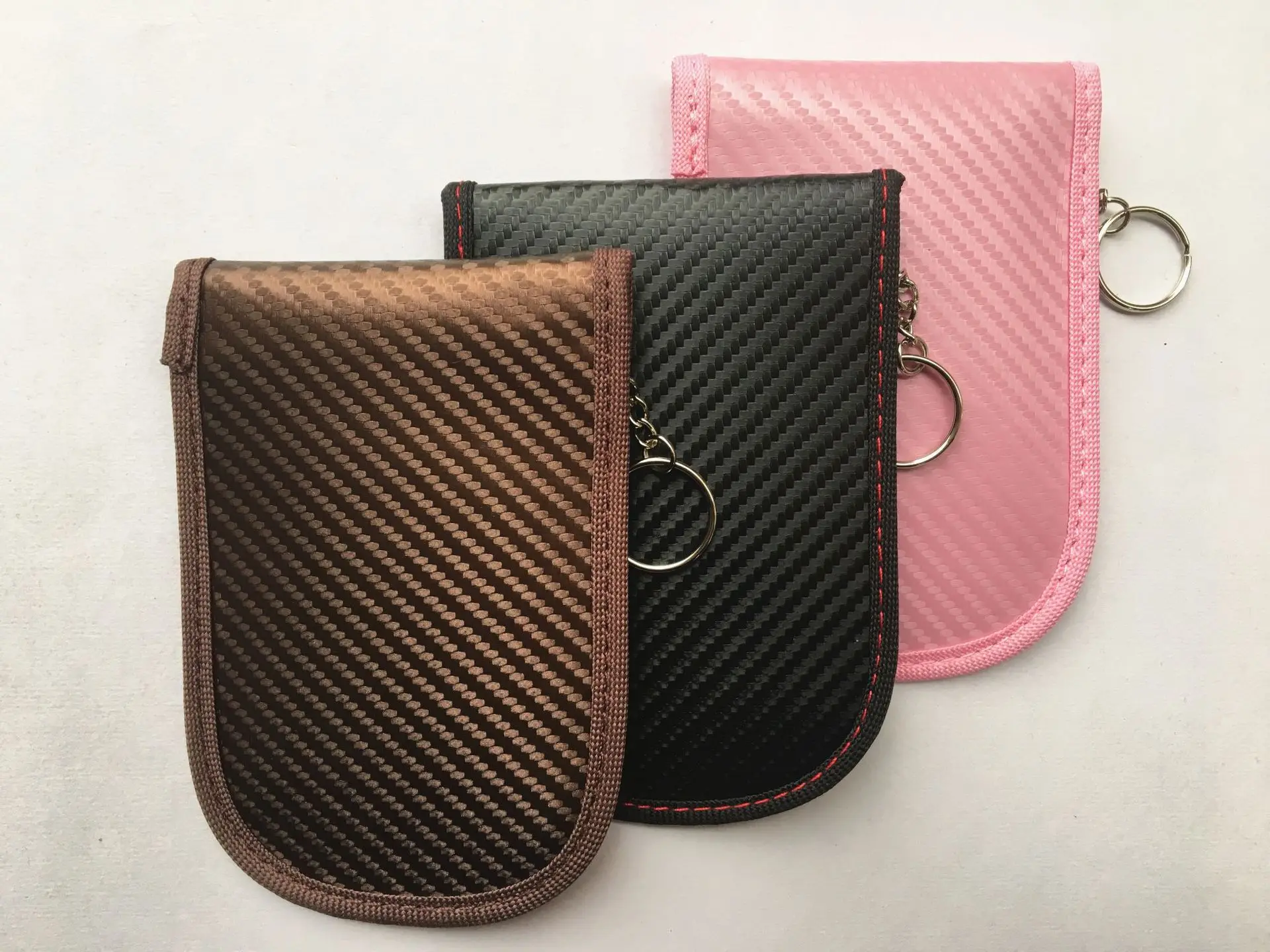 BYCOBECY карбоновый ID держатель для Карт RFID Блокировка кошельки автомобильный держатель для ключей многофункциональный Повседневный Кошелек для карт сумка для денег