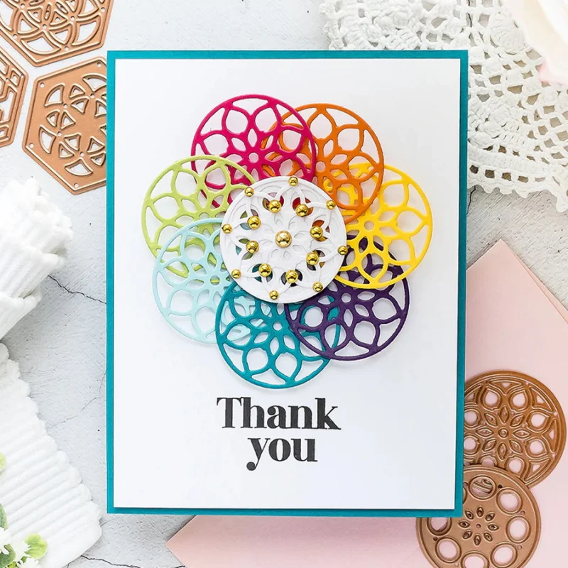 

130*150mm Pop-up Circle Polygon Metal Cutting Dies Stencils for DIY Scrapbooking Photo Album Decorative Embossing Crafts Die Cut