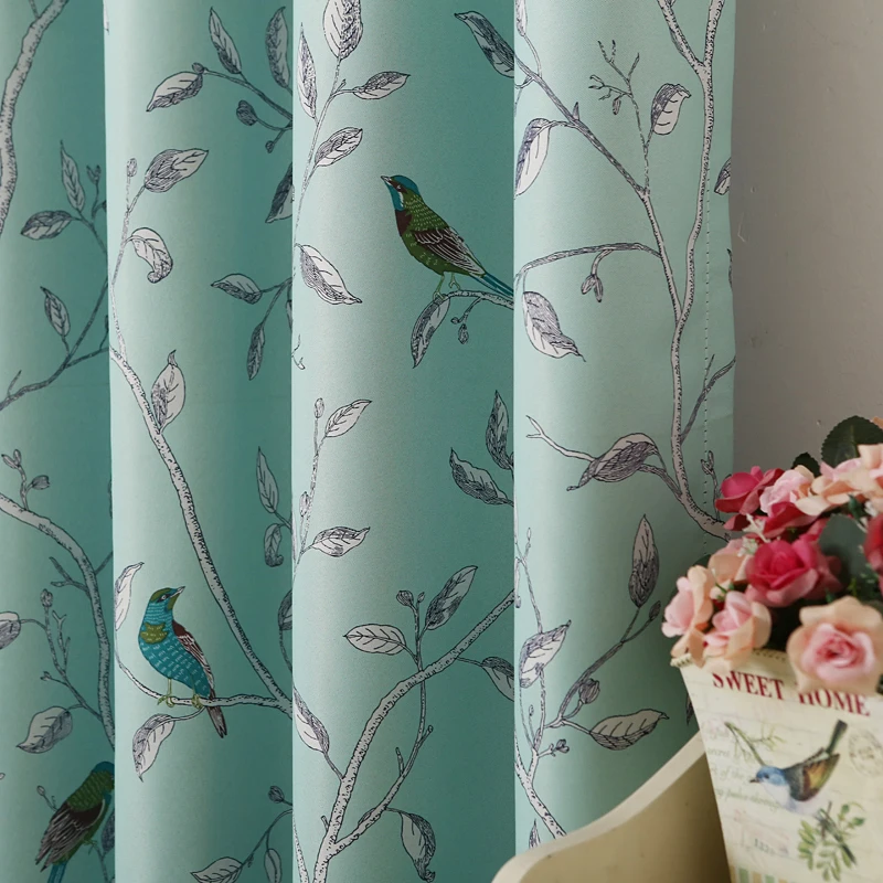 Popular Bird Print Curtains-Buy Cheap Bird Print Curtains ...