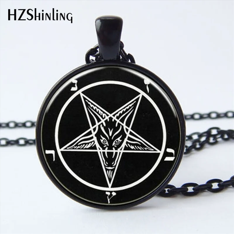 Колье с подвеской в виде пентаграммы Baphomet новейшая модель NS 00809 года цепочка