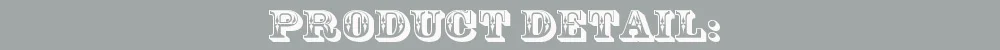 PRODUCT DETAIL
