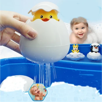 

kinetic sand bath toys raining cloud duckling egg baby play water toy children bathroom sprinkler shower toys for children