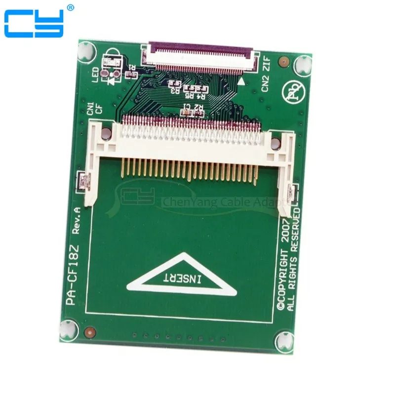 1.8" Compact Flash CF Memory Card to CE for Toshiba Ipod ZIF SSD HDD