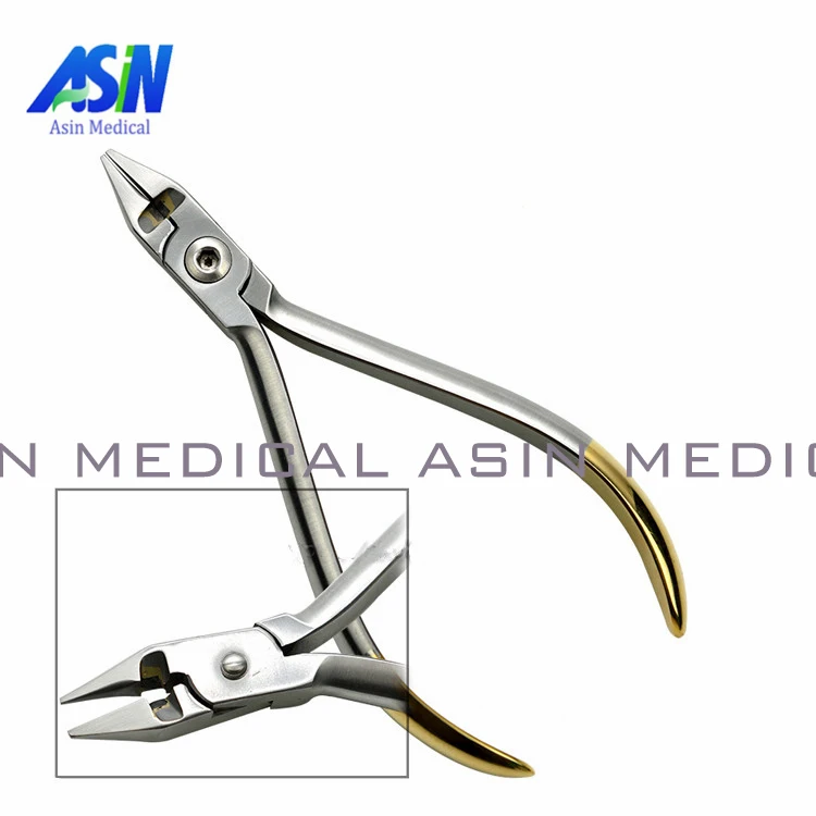 Dental filament Orthodontic wire bending pliers Correction of bending clamp pliers with tungsten
