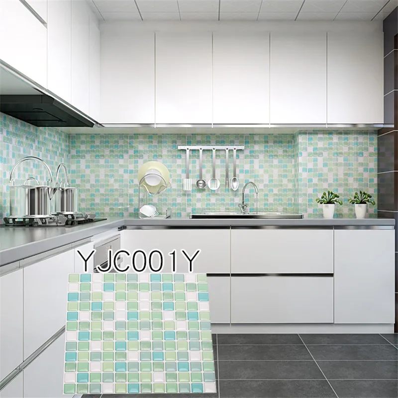 Новая 3D плитка для ванной и кухни 9 3x9 3 дюйма настенная наклейка s клейкие стикеры