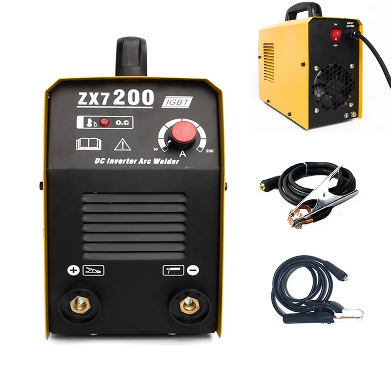 ZX7-200 220V  Tosense ARC Welding Machine MMA IGBT Welder DC Inverter Welding Machine 200A Soldering Tool Free Consumables