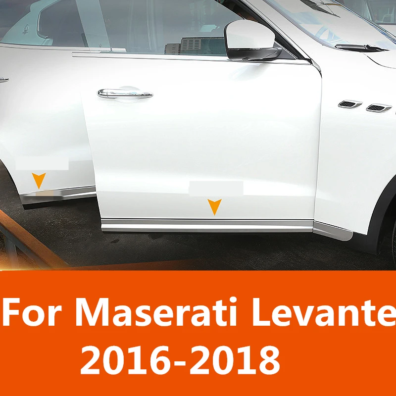 

Waterproof Universal Car Door Side Protector Bumper Strips Decal Decorative Anti-Collision Paste For Maserati Levante 2016-2018