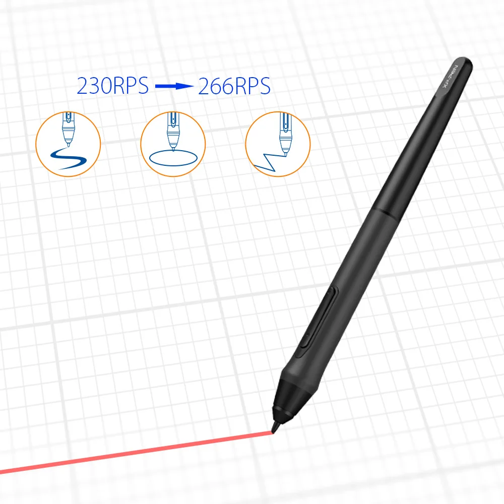 XP-Pen Deco 03 Графический Планшет для Рисования с P05 Безбатарейным Пассивным Стилусом и горячими клавишами(8192 уровней давления