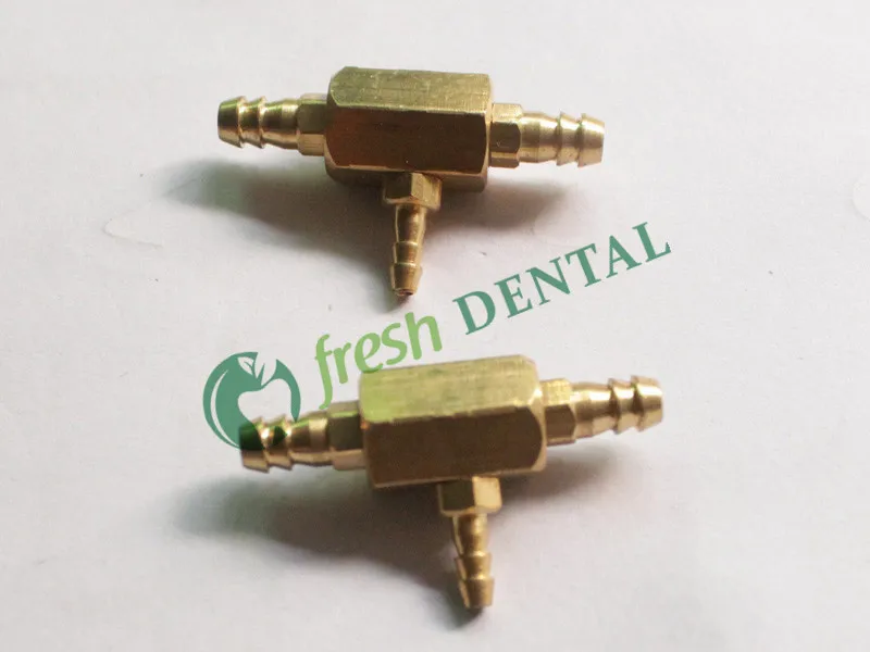 Один ПК стоматологический три принять клапан 3 ходовой клапан три соединителя Тройник Металлический зубной клапан Продукт стоматологическое оборудование SL1220