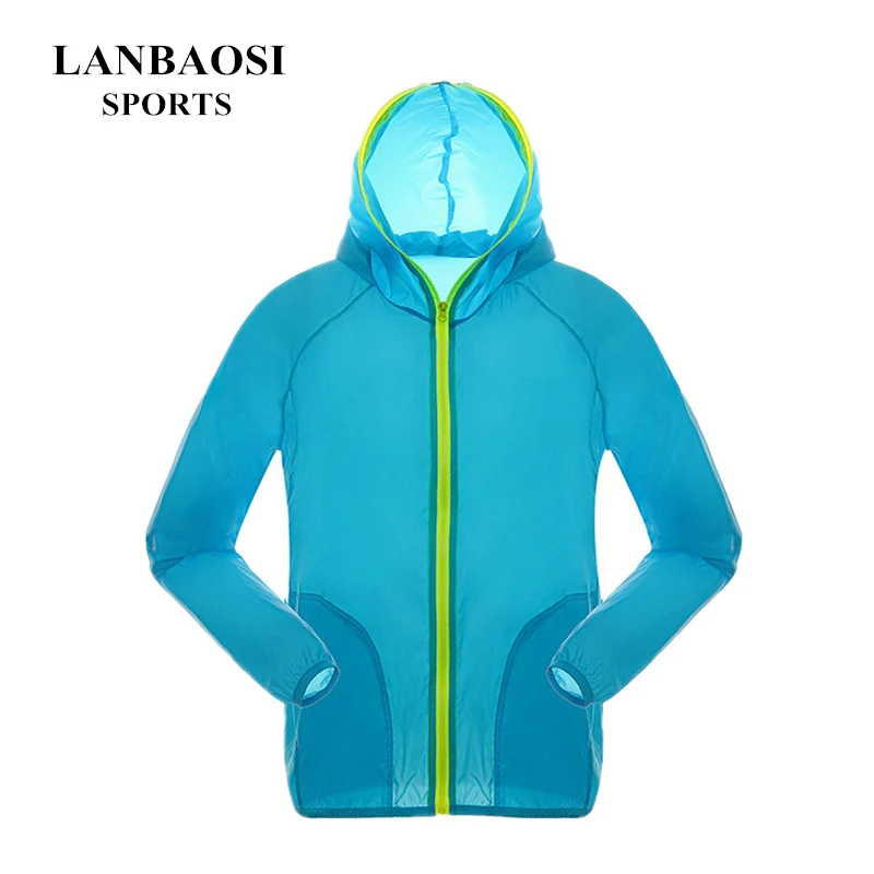 

LANBAOSI Women's Outdoor Jackets UV Protect Sunscreen Lightweight Waterproof Hiking Climbing Fishing Traveling Skin Jacket Coat