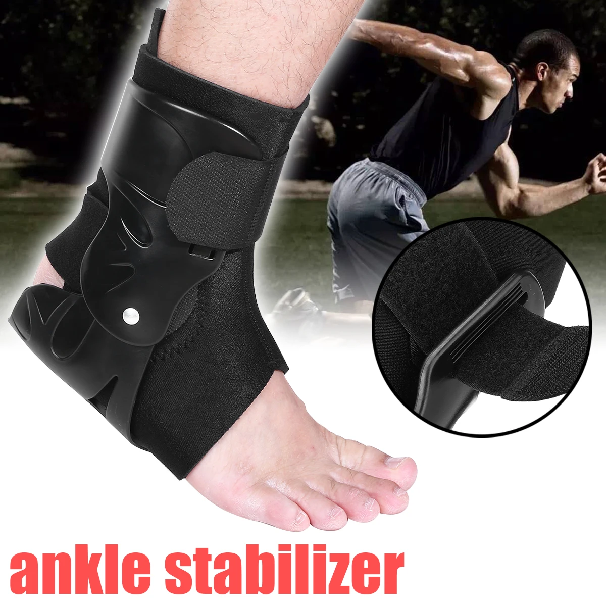 Men Women Ankle Brace Support Sports Protect Compression Ankle Stabilizer Foot Wrap Adjustable