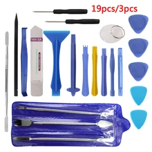 3 шт./19 шт., набор инструментов для ремонта открывания мобильного телефона, металлические инструменты для разборки экрана смартфона для iPhone, планшетных ПК