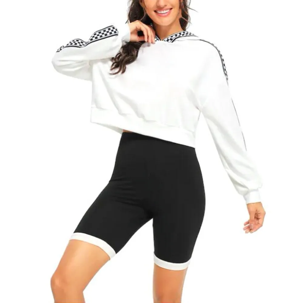 

Yoga Short Tummy Control Workout Running Athletic Non See-Through Fitness Gym Sports Shorts Leggings Workout Out Knee Length New