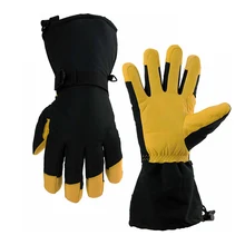 Зимние лыжные перчатки для сноуборда Снегоход Мотоцикл езда с подогревом ветронепроницаемая Водонепроницаемая теплая перчатки для мужчин и женщин