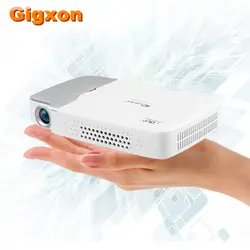 Gigxon DLP 2D/3D Android 150 Ansi люмен портативный проектор Беспроводная Система домашнего кинотеатра 8 Гб Airplay wifi Bluetooth 4000 мАч