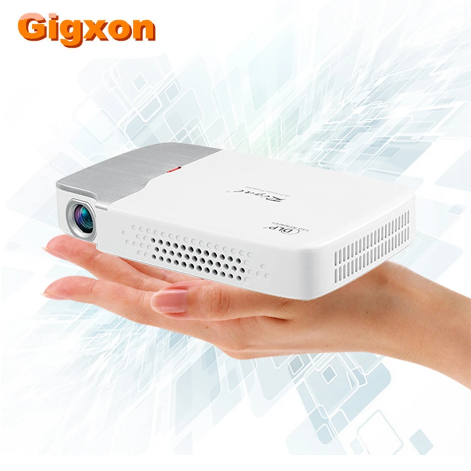 

Gigxon DLP 2D/3D Android 150 Ansi lumens DLP Portable Projector wireless home theater system 8GB Airplay wifi Bluetooth 4000mah