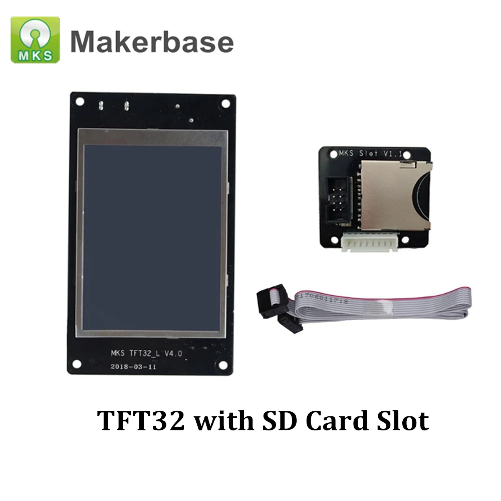 

MKS TFT32 V4.0 Touch Screen + MKS Slot Extension SD Card Reader Module Splash LCDS Display RepRap TFT Monitor