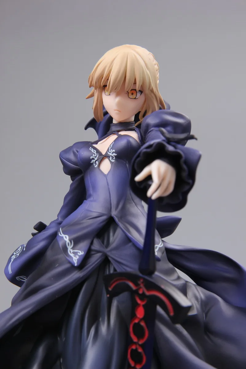 3 цвета 23 см Fate Grand Order Saber Alter Dress Ver Сексуальная ПВХ Модель Коллекция Косплей украшение аниме фигурка игрушка кукла 9''