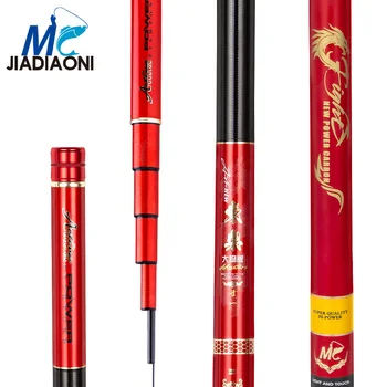 

JIADIAONI 19 Tune 4.5m/5.4m/6.3m/7.2m/8.1m Carbom Fiber Taiwan Fishing Rod Fishing Pole Long Fishing Rods