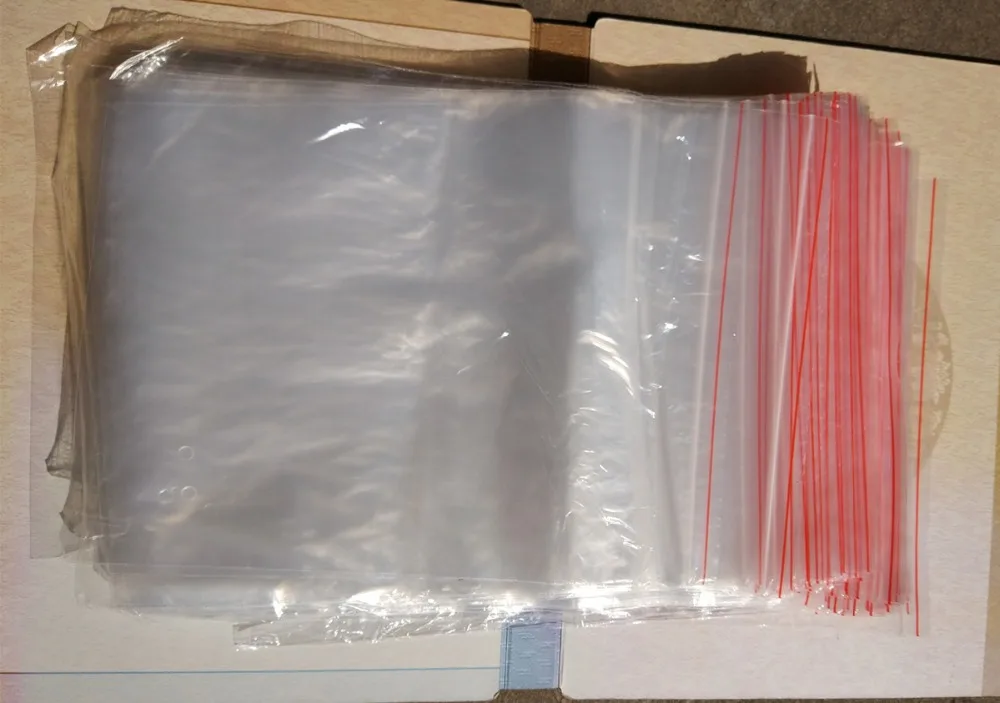 100 шт 24*32 см большой PE прозрачный фото карта Упаковка А4 мешки пластиковые Ziplock