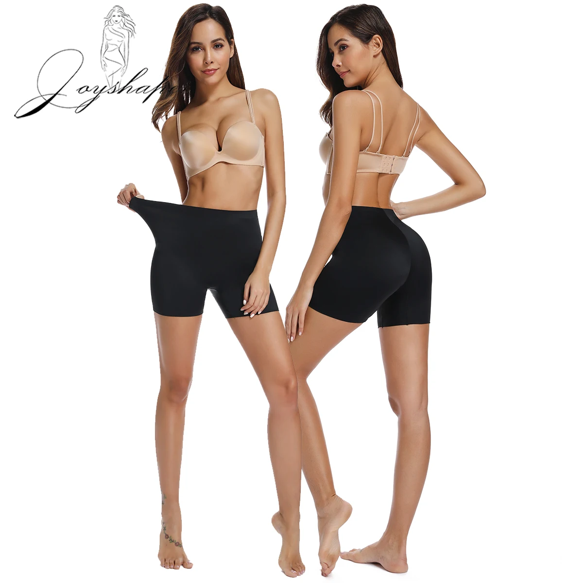 

Joyshaper Seamless High Waist Panties Boyshort For Women Safety Shorts Pants Slimming Underwear Panties Soft Butt Lifter Briefs