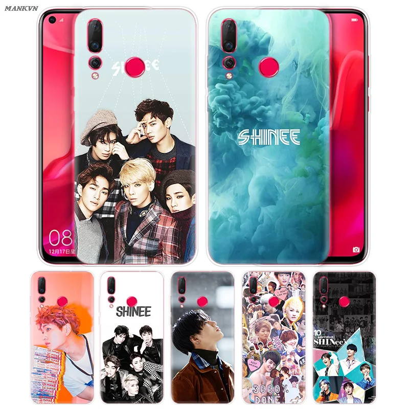 

Silicone Cover Case for Huawei Mate 10 20 P10 P20 P30 Honor 9 10 Lite Pro P Smart 2019 SHINee ODD Pattern Mobile Back Shell