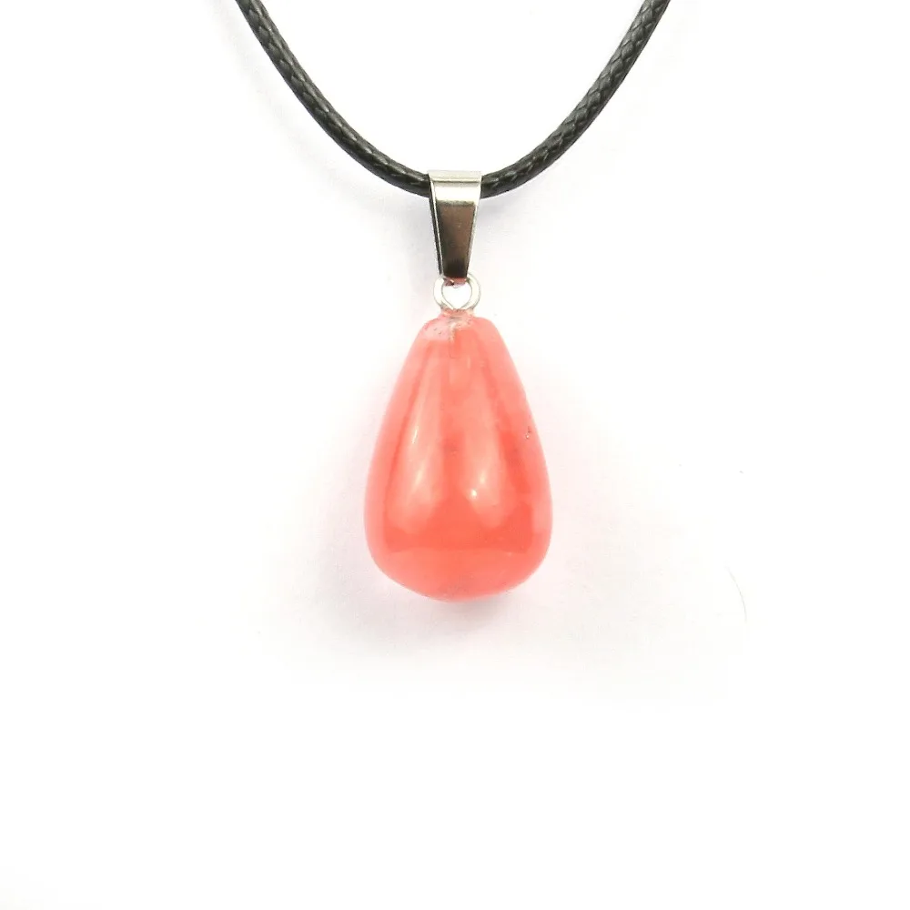 Натуральный камень кулон Стразы-нашивки кристалл агат ожерелье хорошее качество ожерелье