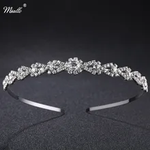 Miallo свадебные диадемы Красивая тиара Свадебная повязка Корона Серебряные Кристаллы Стразы Корона модные украшения для волос ободок для волос