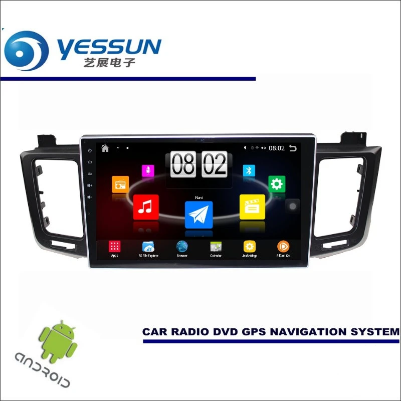 

YESSUN Car Android Player Multimedia For Toyota RAV4 XA40 2013~2017 Radio Stereo GPS Map Nav Navi ( no CD DVD ) 10.1" HD Screen