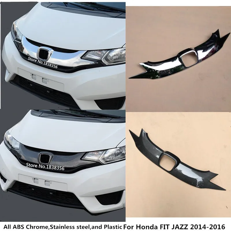 Для Honda FIT JAZZ 2014 2015 2016 автомобильный стиль чехол детектор ABS хром/углеродное