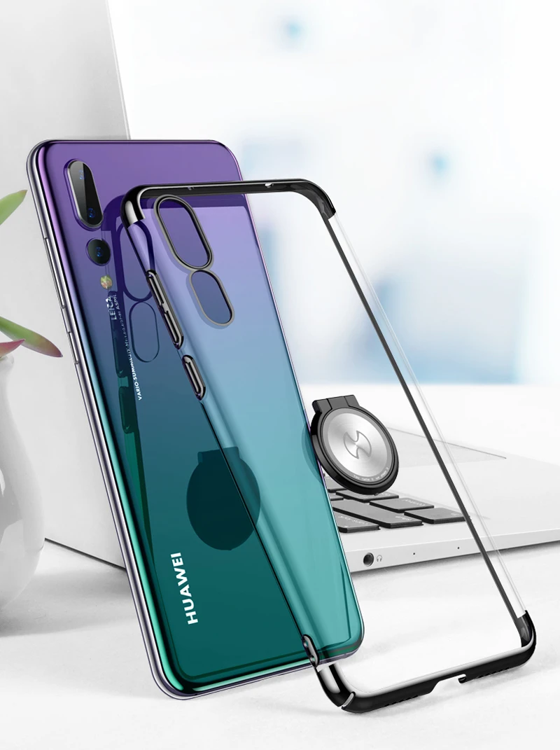 Для huawei P20 Pro Ring Case Xundd Роскошный прозрачный ПК задняя крышка для huawei mate 20 pro p10 plus чехол для телефона подходит магнитный автомобильный держатель