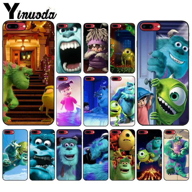 

Yinuoda Funny Monster Power Company TPU Soft Silicone Phone Case Cover for iPhone 6S 6plus 7 7plus 8 8Plus X Xs MAX 5 5S XR