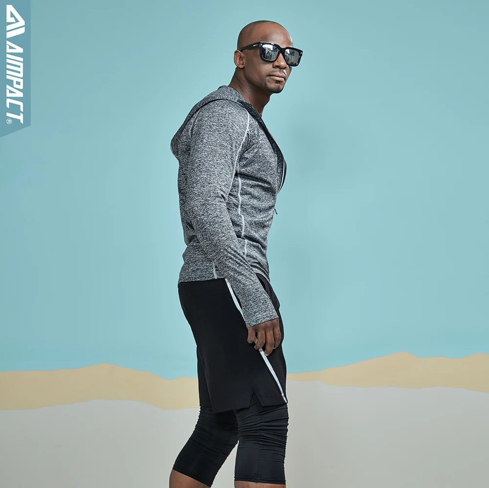 AIMPACT Sporty Compression Jackets Crossfit Fitness Long Sleeve Shirts Training Gymi Running Reflective Sportwears AM4027 (26)