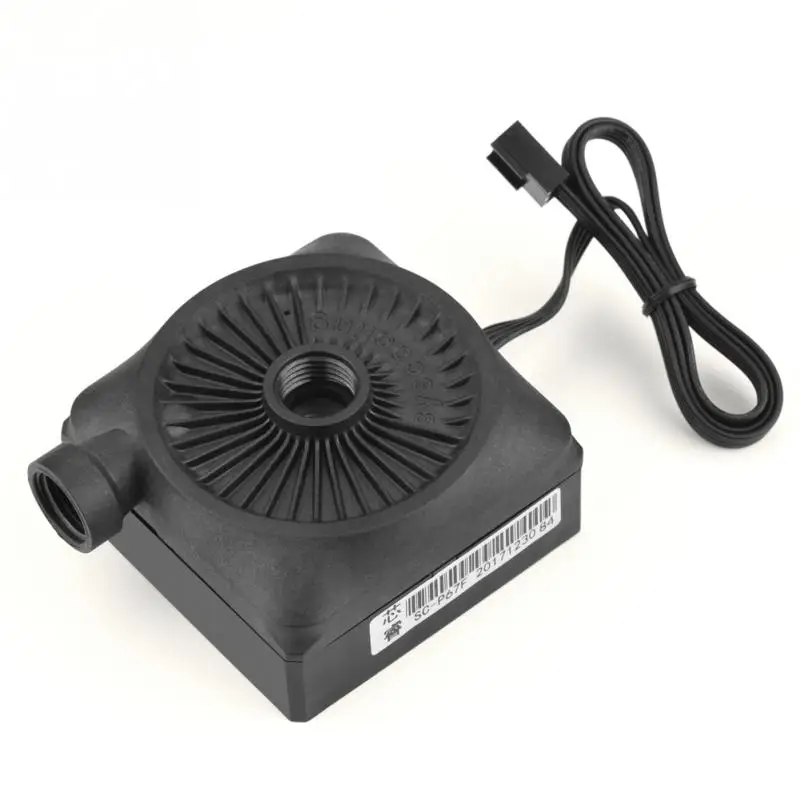 DC 12V Ультра тихий CPU насос для компьютера система водяного охлаждения 500L/h G1/4