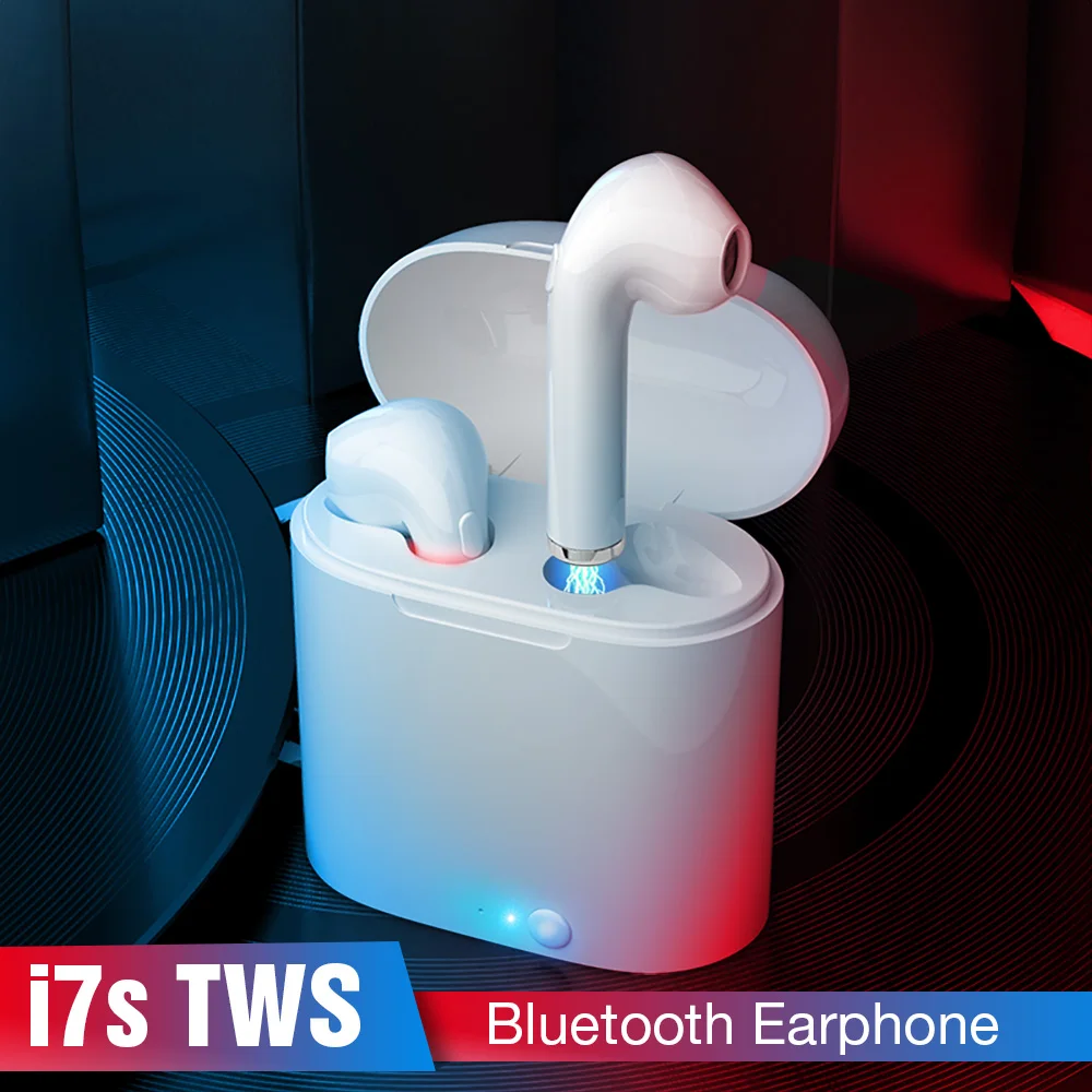 

i7s TWS Mini Wireless Earphone Bluetooth Stereo Headphone True Wireless Headset Earbuds With Charging Box For iPhone Xiaomi