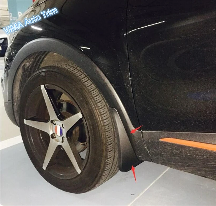 

Front and Rear Mud Guard Mudguards Splash Flaps 4Pcs For Renault Captur 2014 - 2018