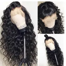 Eseewigs Deep Wave Human Hair Frontal Wig Brazilian Remy Glueless Lace Frontal Wigs for Women Pre Plucked Natural Hairline 150%