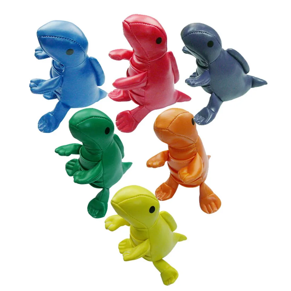 6 Pcs Set High Quality Stuffed Toys Bean Bag Animal Dinosaur