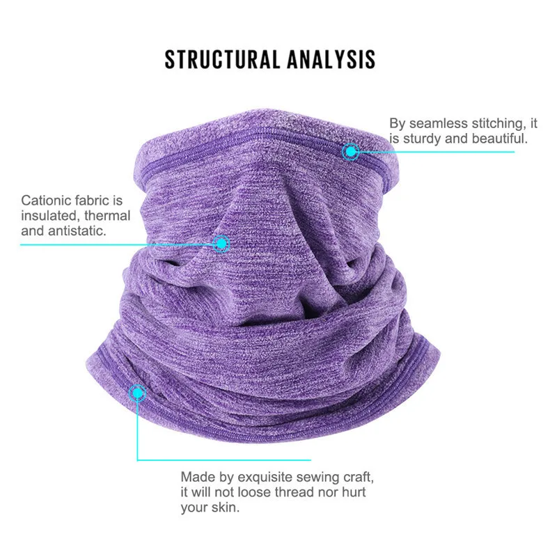 Походные шарфы для спорта, езды, воротника, шеи, мягкий флисовый шарф, ветрозащитная, защита от холода, теплая маска для лица, для спорта на открытом воздухе, велоспорта, пешего туризма