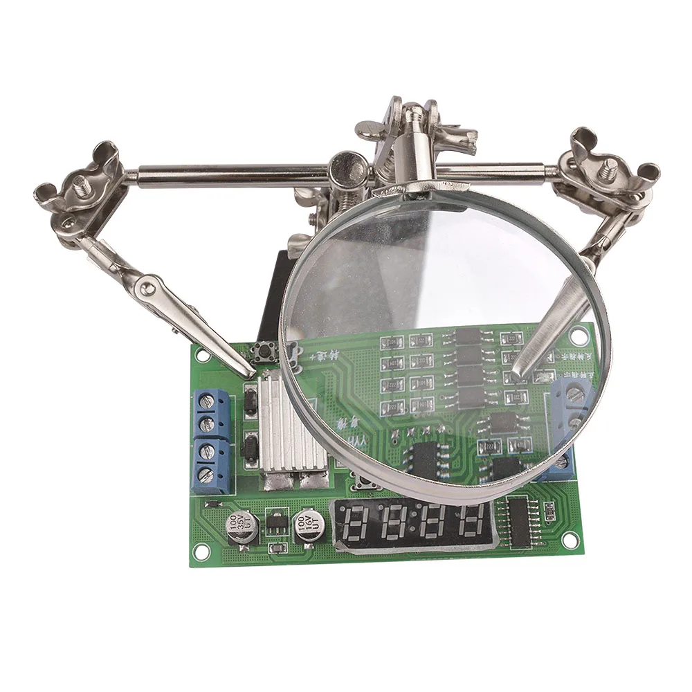 Cena Pulpit lupa trzy ręce pomocniczy klip żelazko elektryczne lutowanie na biżuterię antyki spawanie obwód drukowany stojak